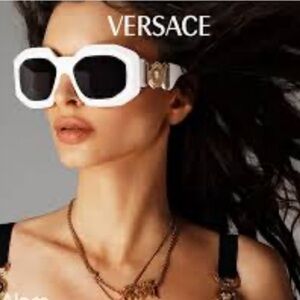 🤍Versace Eyewear Hexad Signature square-frame sunglasses 🤍 Like NEW Condition